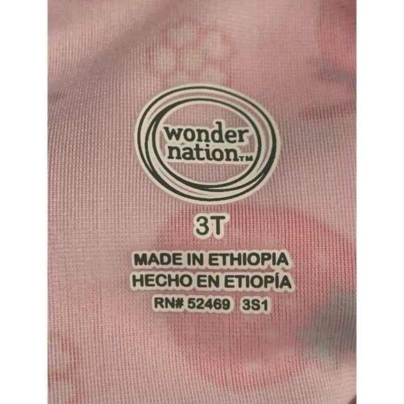 Wonder Nation Girls Strawberry Tankini 2 PC Swimsuit Size 3T Pink - Picture 8 of 13
